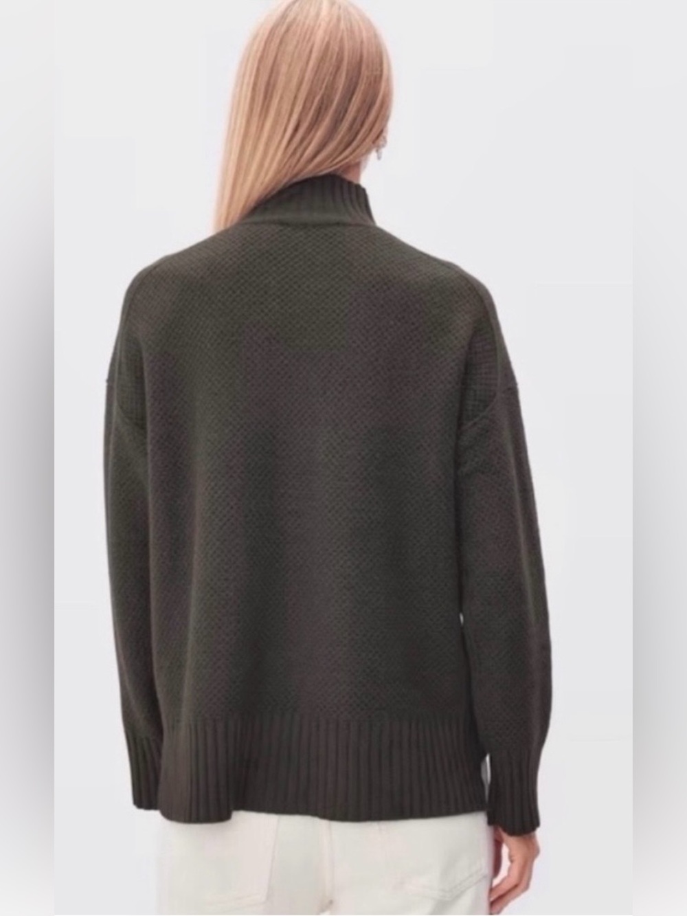 Everlane Stroopwafle Recycled Cashmere Sweater, size M - Picture 5 of 5
